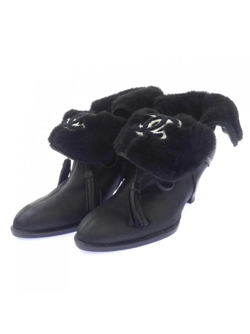 Chanel Boots Black